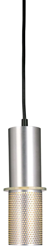 George Kovacs P9451-2-614 Larry One Light Mini Pendant, Satin Aluminum