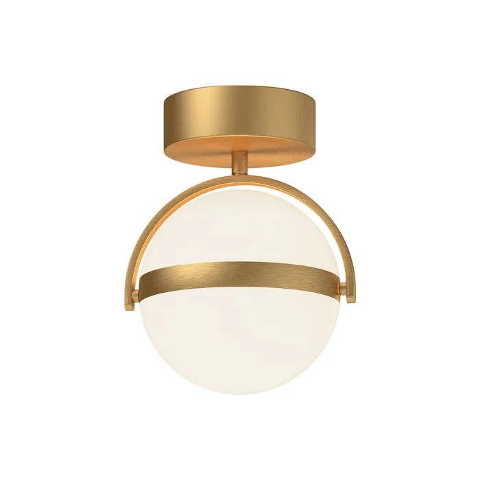 Globo LED Flush Mount in Brushed Gold (452|FM301001BG)