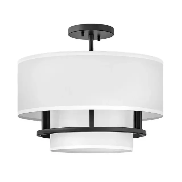 Graham 3 Light Black Dual Mount Pendant Light