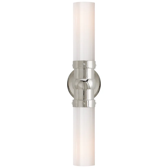 Graydon Bath Light Two Light Bath Sconce, Polished Nickel