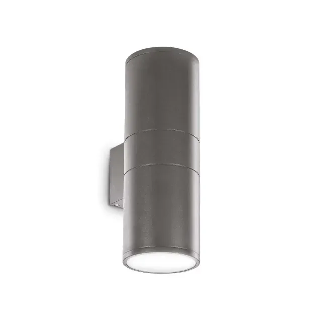 Gun AP2 2 Light Anthracite Up and Down 11cm IP54 Wall Light