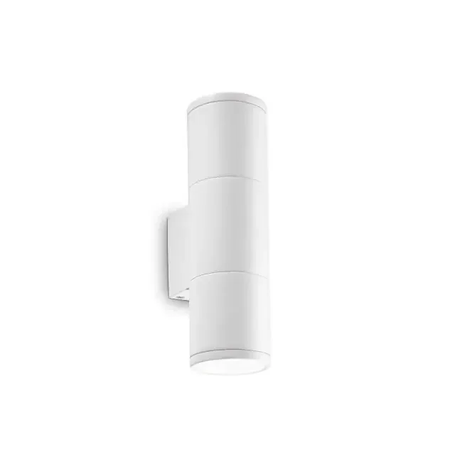 Gun AP2 2 Light White Up and Down 6.5cm IP54 Wall Light