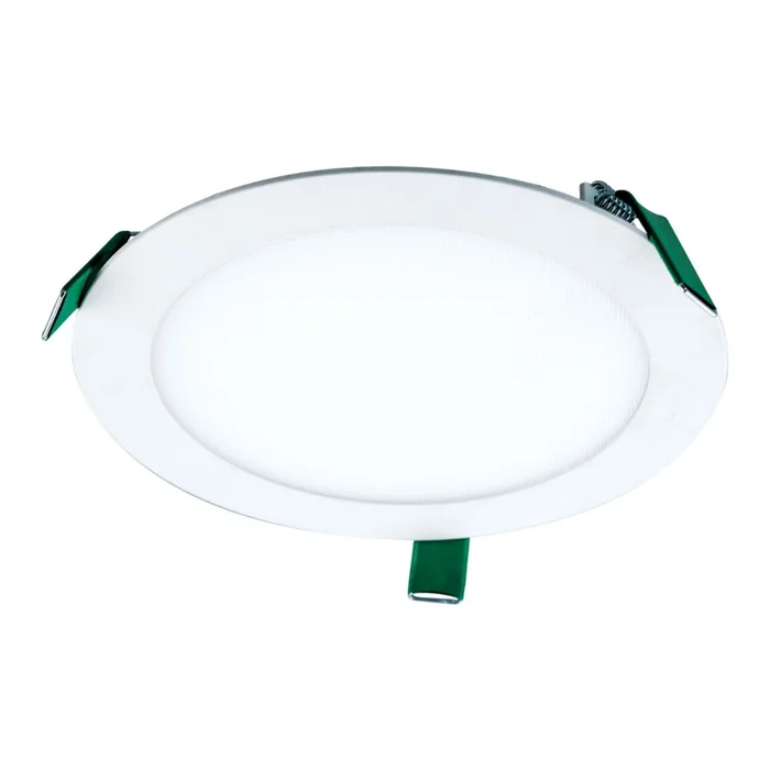 Halo Lighting HLB8LS9FSE010MW 8″ LED Lens Downlight, CCT Selectable (2700K, 3000K, 3500K, 4000K, 5000K), Matte White Flange