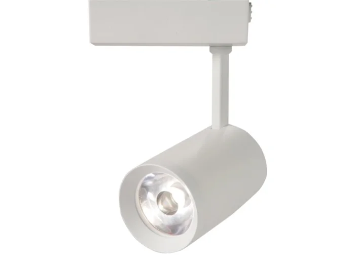 Halo Lighting L81211NF9027P Mini LED Accent Cylinder Track Luminaire, 1100 Lumens, Narrow Flood 22 Degree Beam Angle, 90 CRI, 2700K, White