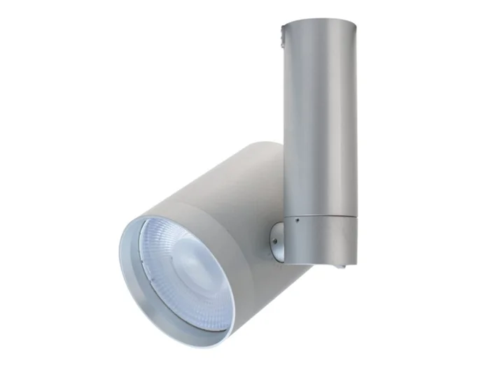 Halo Lighting L815MED10NS935SL LED Stasis Medium Track Luminaire, 1000 Lumens, Narrow Spot 8 Degree Beam Angle, 3500K, Silver