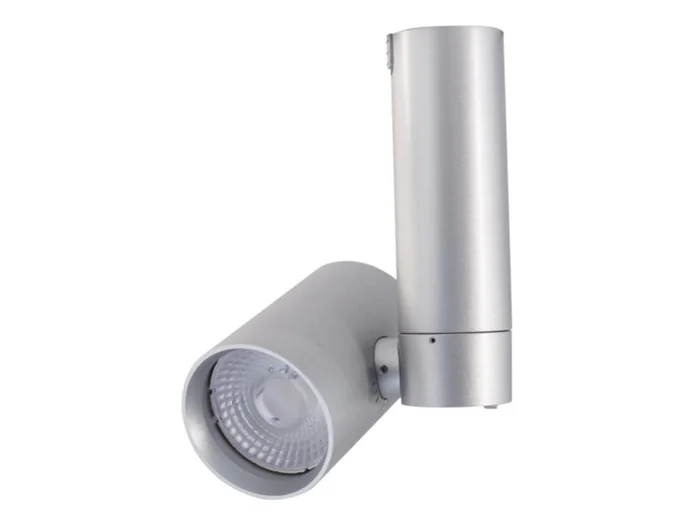 Halo Lighting L815SML05FL935SL LED Stasis Small Track Luminaire, 500 Lumens, Flood 45 Degree Beam Angle, 3500K, Silver