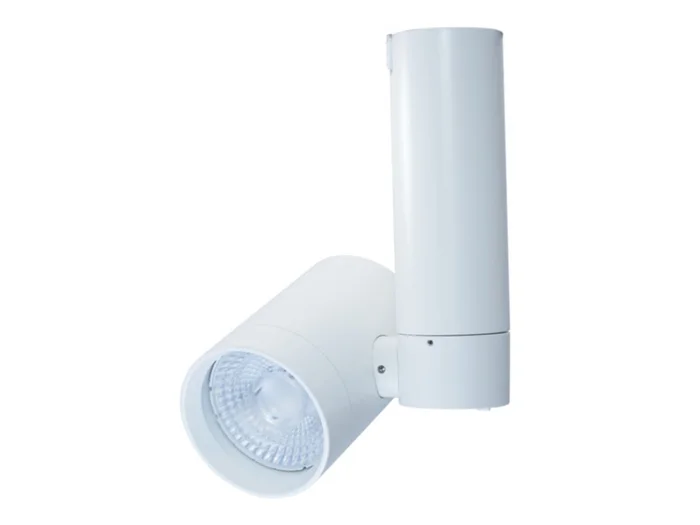 Halo Lighting L815SML10NF927P LED Stasis Small Track Luminaire, 1000 Lumens, Narrow Flood 25 Degree Beam Angle, 2700K, White