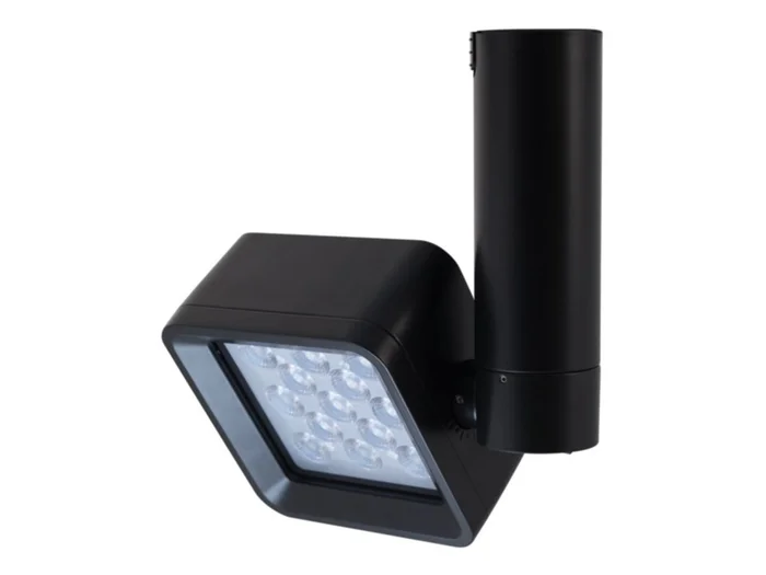 Halo Lighting L815SQ40WF940MB LED Stasis Square Track Luminaire, 4000 Lumens, 60 Degree Beam Angle, 4000K, Black
