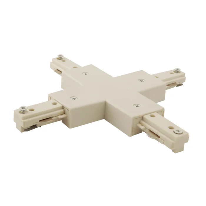 Halo Lighting L946MB X Connector for Two Circuit Track, Black