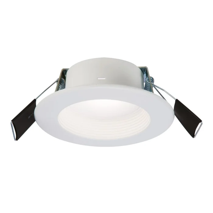 Halo Lighting RL4069S1EWHDMR 4″ LED Direct Mount Downlight, 600 Lumens, 90 CRI, CCT Selectable (2700K, 3000K, 3500K, 4000K, 5000K), Matte White Baffle