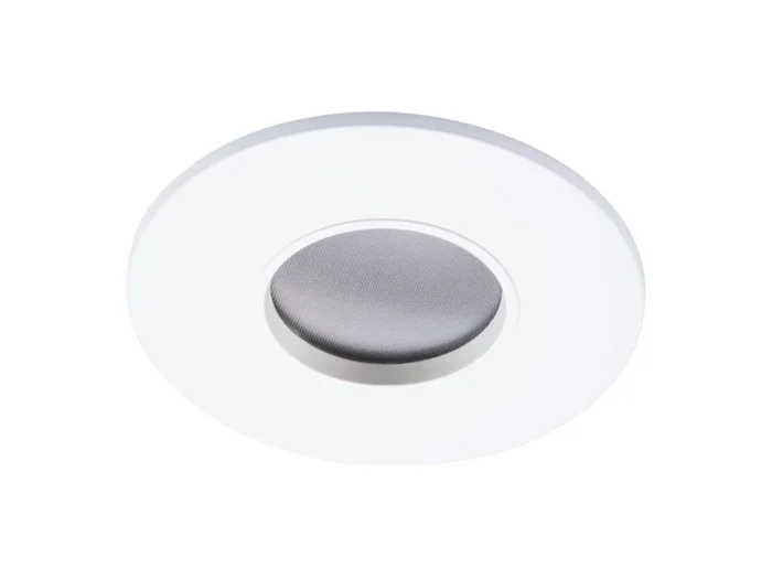 Halo Lighting TL43R2GMWWB 2″ Round Lens Pinhole Trim, Diffuse Lens, Matte White Flange, White Lens Frame