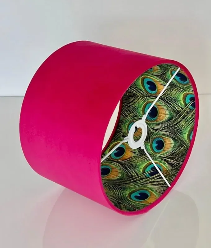 Hand Crafted Double Sided Drum Small Lampshade – 20cm