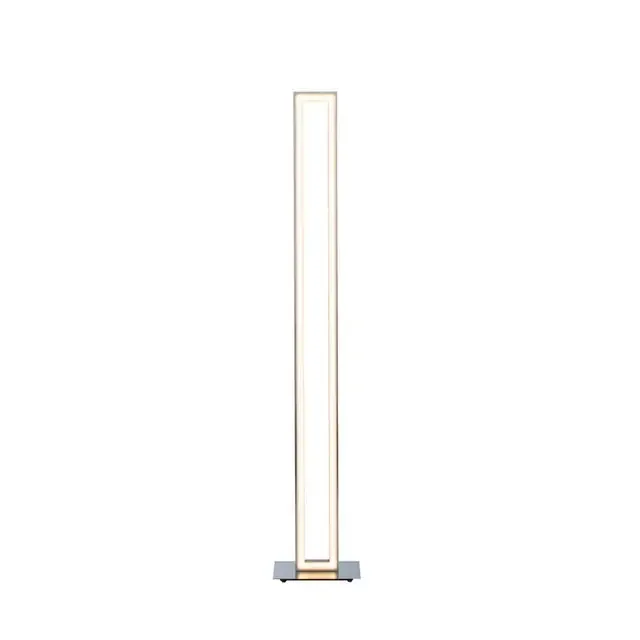 Helix Satin Chrome Floor Lamp