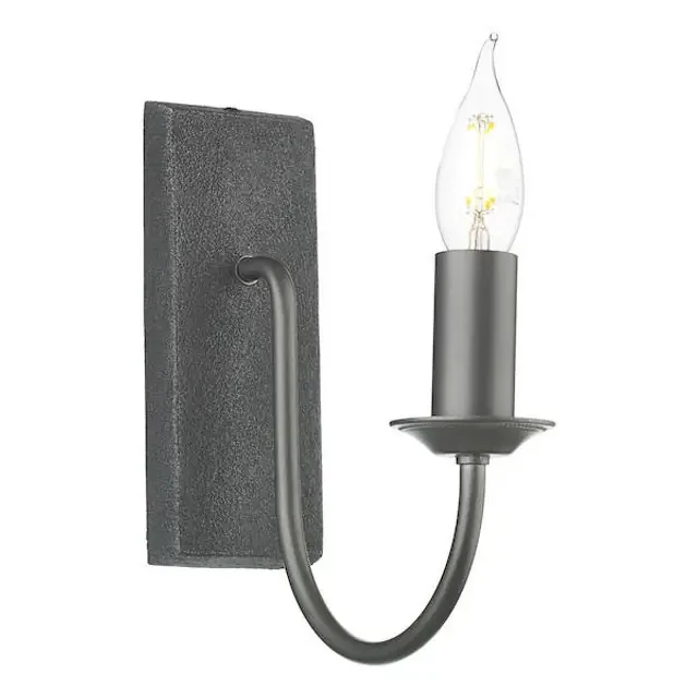 HERRIOT Pewter Wall Light Base Only