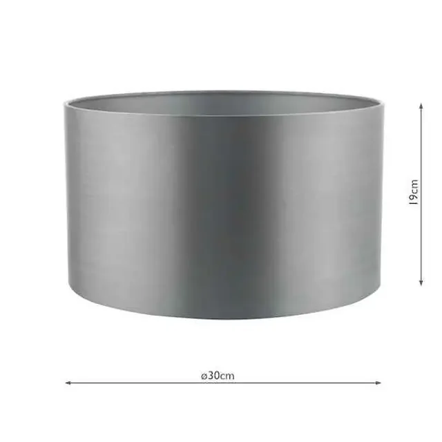 Hilda 30cm Grey Light Shade Only