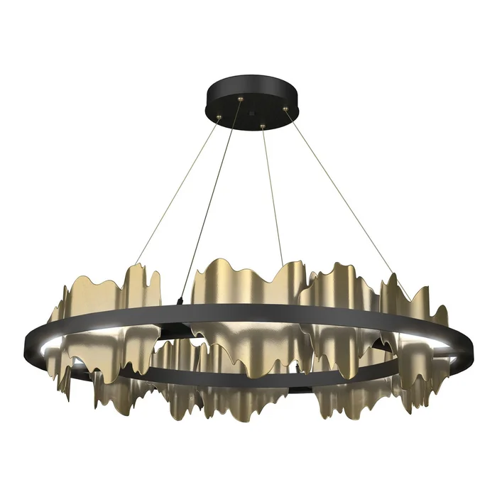 Hildene LED Pendant in Black (39|139653-LED-STND-10-86)