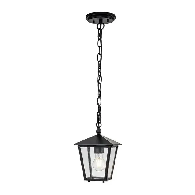 Huntersfield Black IP44 Pendant Light