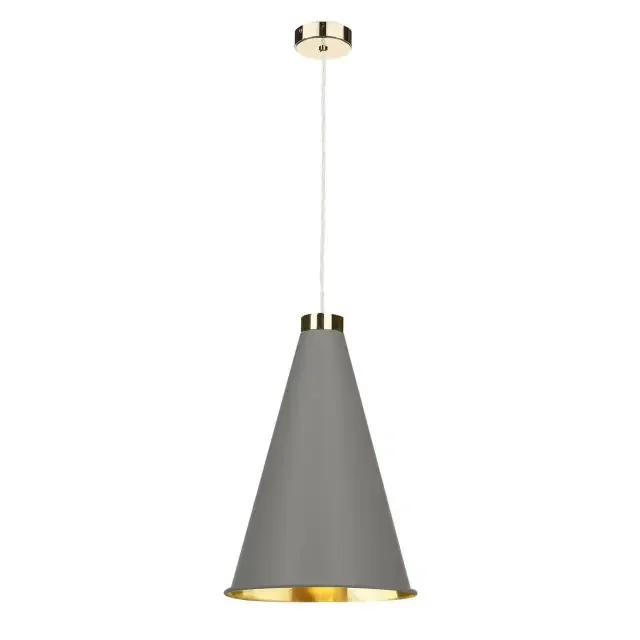 Hyde Single Large Pendant Bespoke Metal Shade