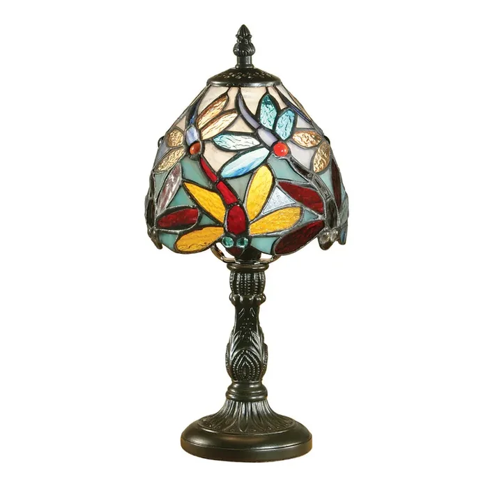 Interiors 1900 64246 Lorette Mini Tiffany Table Lamp