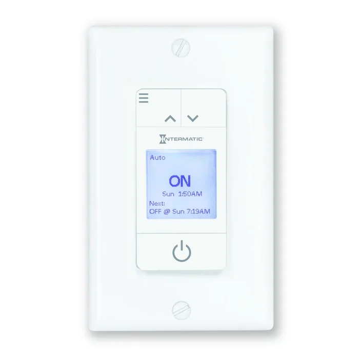 Intermatic ST700W Ascend Standard 7-Day Programmable Timer, 120 VAC, 15A, White