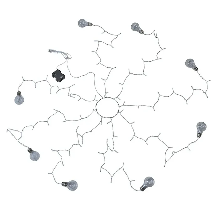 IP44 Warm White Battery Operated Parasol Lights