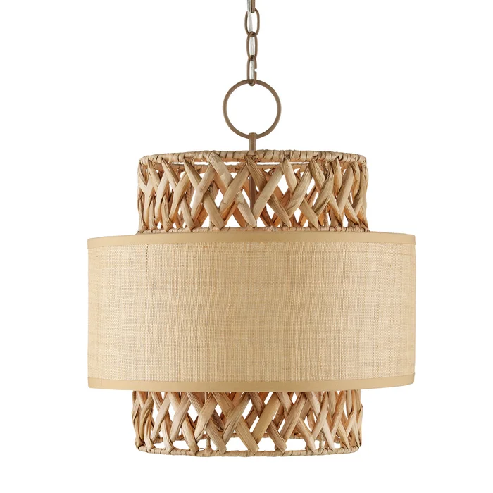 Isola Collection Four Light Pendant in Khaki/Natural (142|9000-0926)