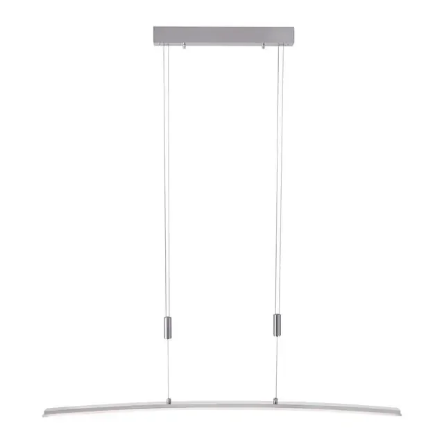 JANINA Silver Dimmable Bar Pendant Light