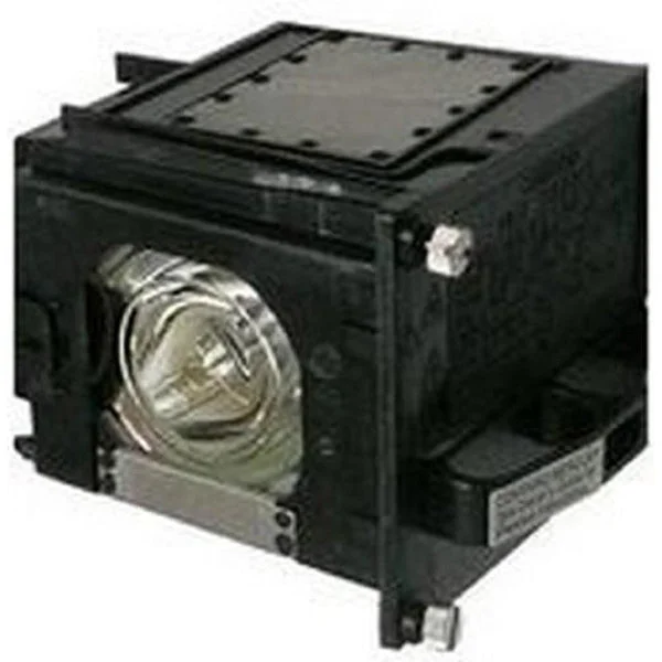 Jaspertronics™ OEM 915P049020 Lamp & Housing for Mitsubishi TVs with Philips bulb inside – 1 Year Warranty