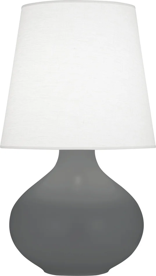 June One Light Table Lamp in Matte Ash Glazed Ceramic (165|MCR99)