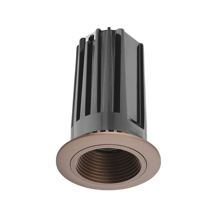 Juno Lighting 2LEDTRIM G2 DB 30K 90CRI SP BRZBRZ Recessed 2″ LED Downlight Baffle Trim, 3000K, 90 CRI, Spot Beam, Bronze Baffle with Bronze Trim Ring