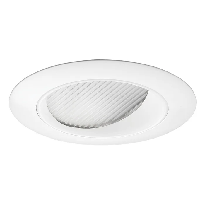 Juno Lighting 39 WWH 4″ Lensed Wall Wash Cone Trim, White with White Trim Ring
