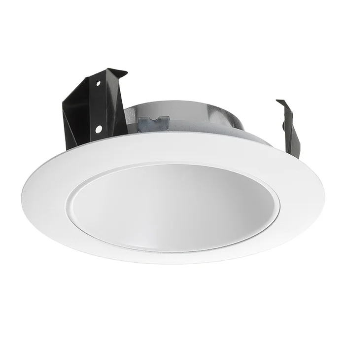 Juno Lighting 42L WWH 4″ Downlight Cone Trim, Gloss White Cone with White Trim Ring