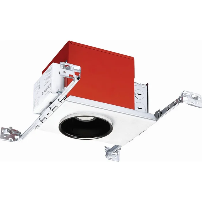 Juno Lighting IC4ALFW 07LM 30K 90CRI SP MVOLT ZT 4″ LED IC Fire-Rated New Construction Internally Adjustable Downlight, 700 Lumens, Spot, Multi-Volt (120-277), 0-10V, 10% Dim, 3000K