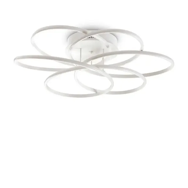 Karol PL White 76cm LED Flush Ceiling Light