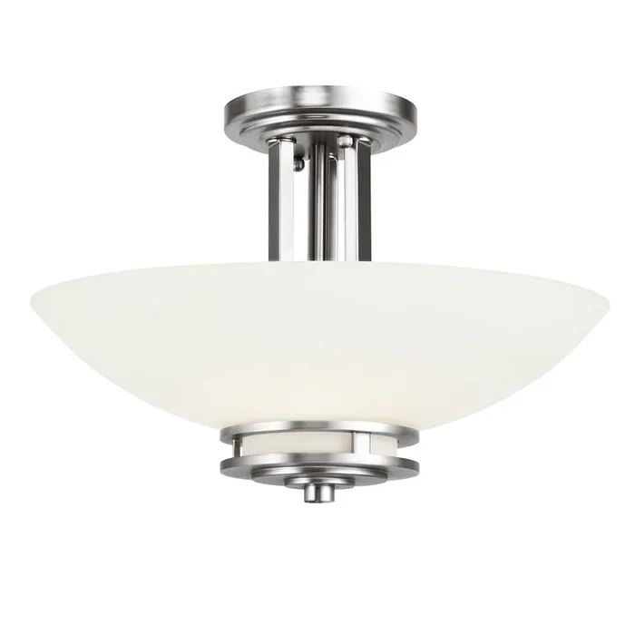 Kichler KL-HENDRIK-SF Hendrik 3 Light Polished Chrome Semi-Flush Ceiling Light