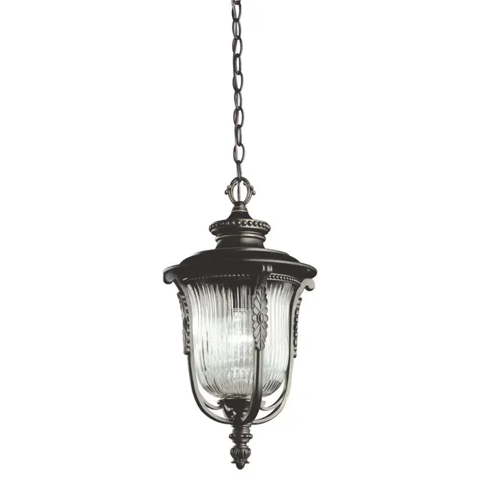 Kichler KL-LUVERNE8-M Luverne Bronze Chain Porch Light
