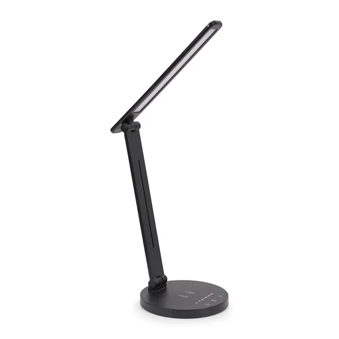 Kiko Dimmable Desk Lamp in Black with Wireless Charging