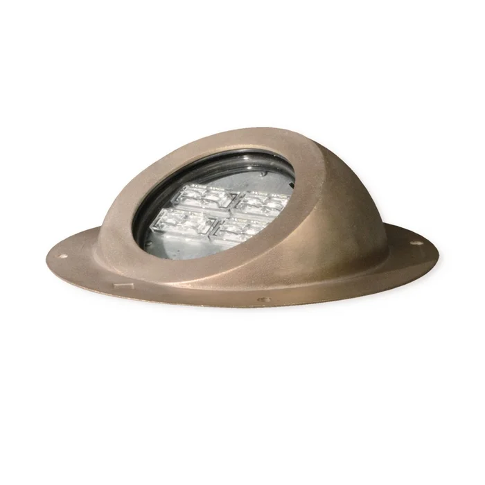 Kim Lighting LTV81-EB-WW-18L-5K-UV-PL-RCA81 Lightvault 13″ LED Eyeball In-Grade Light, 120-277V, Prismatic Lens, Wall Wash Distribution, 5000K