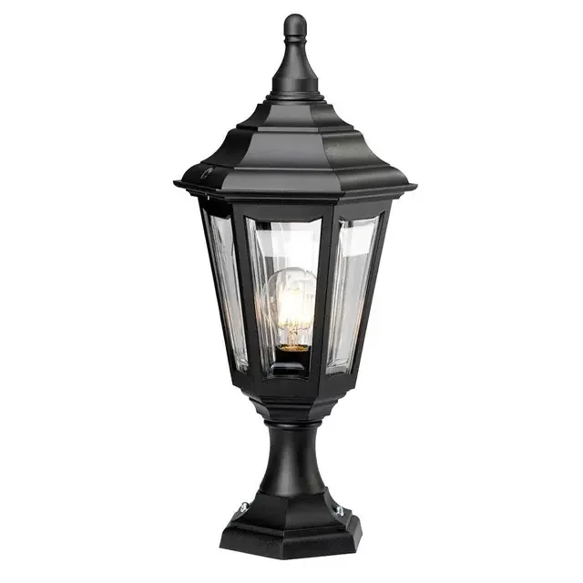 Kinsale Black IP44 Top Post Light