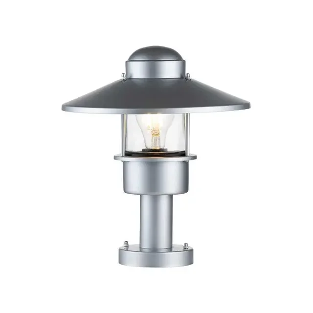 Klampenborg Silver IP44 Top Post Light