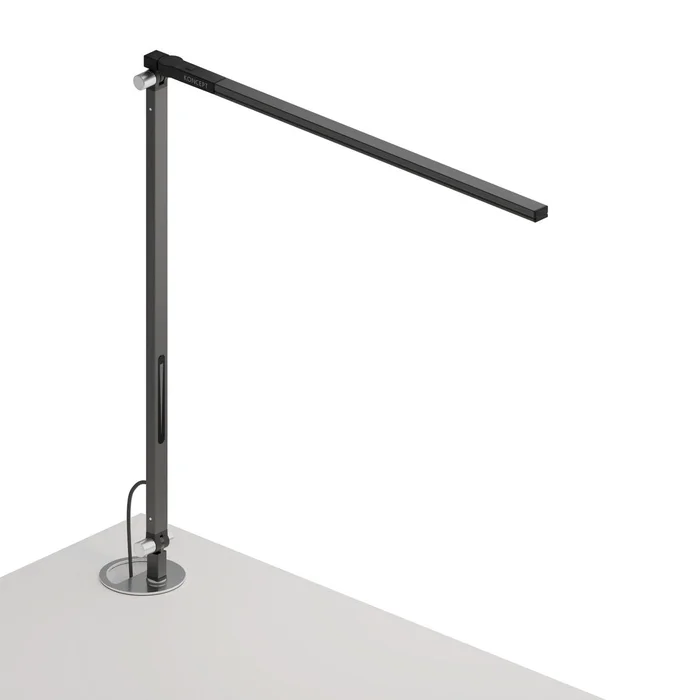 Koncept AR1000-CD-MBK-GRM Z-Bar LED Desk Lamp, Metallic Black