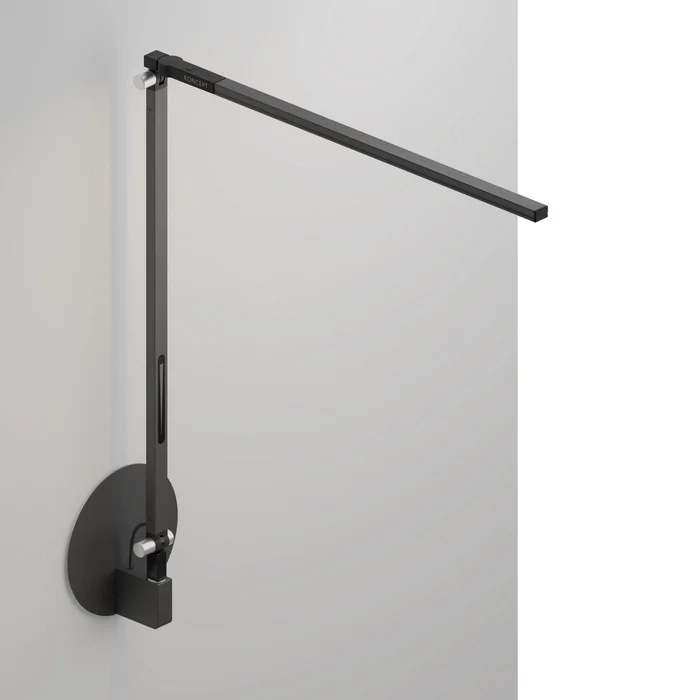 Koncept AR1000-CD-MBK-HWS Z-Bar LED Desk Lamp, Metallic Black