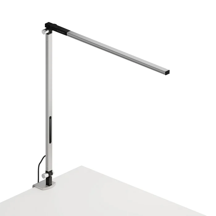 Koncept AR1000-CD-SIL-CLP Z-Bar LED Desk Lamp, Silver