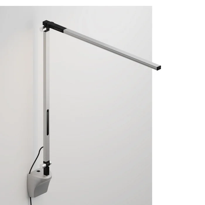 Koncept AR1000-CD-SIL-WAL Z-Bar LED Desk Lamp, Silver