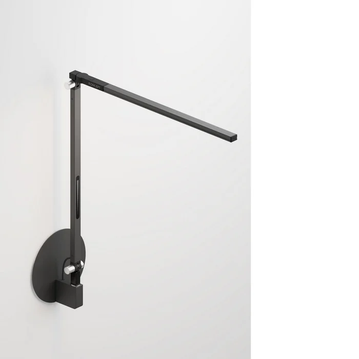 Koncept AR1100-CD-MBK-HWS Z-Bar LED Desk Lamp, Metallic Black