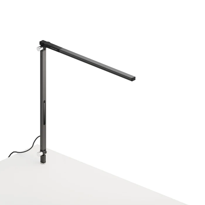 Koncept AR1100-CD-MBK-THR Z-Bar LED Desk Lamp, Metallic Black