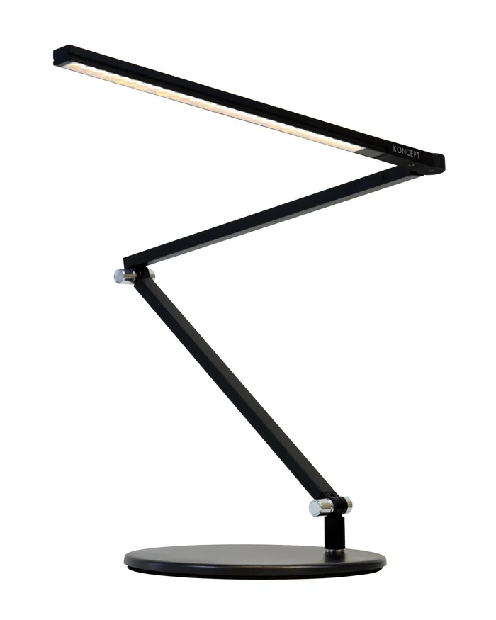 Koncept AR3100-CD-MBK-DSK Z-Bar LED Desk Lamp, Metallic Black