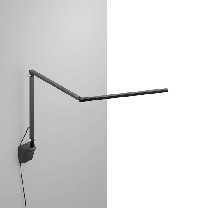 Koncept AR3100-WD-MBK-WAL Z-Bar LED Desk Lamp, Metallic Black