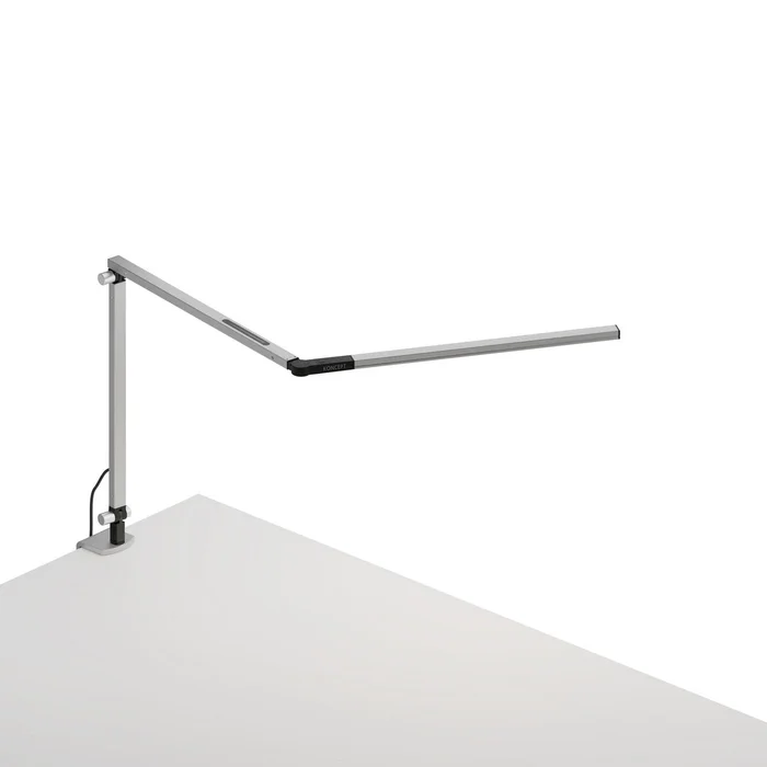 Koncept AR3100-WD-SIL-CLP Z-Bar LED Desk Lamp, Silver