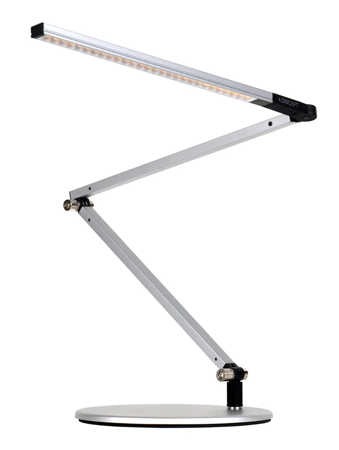 Koncept AR3100-WD-SIL-DSK Z-Bar LED Desk Lamp, Silver
